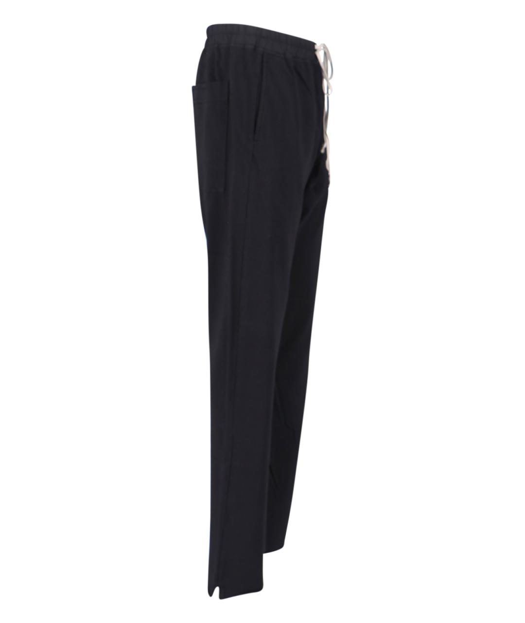 RICK OWENS DRKSHDW Черные хлопковые повседневные брюки, фото 2