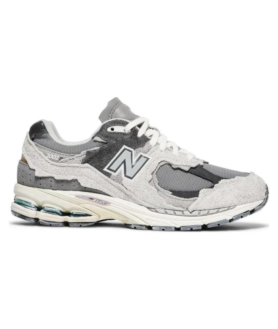 NEW BALANCE Серые замшевые низкие кроссовки / кеды, фото 6