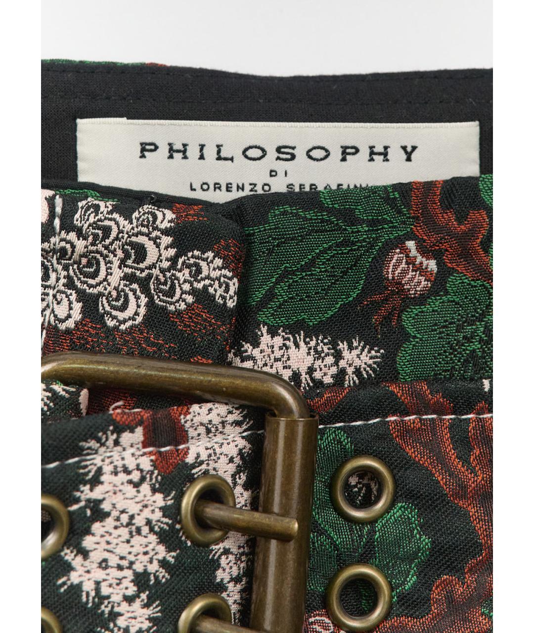 PHILOSOPHY DI LORENZO SERAFINI Мульти полиэстеровый костюм с брюками, фото 8