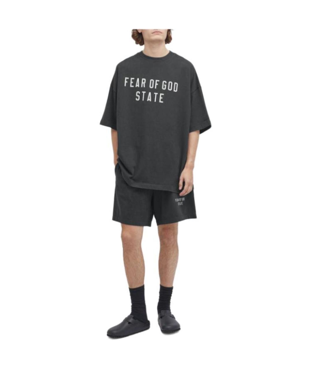 FEAR OF GOD ESSENTIALS Черные шорты, фото 2
