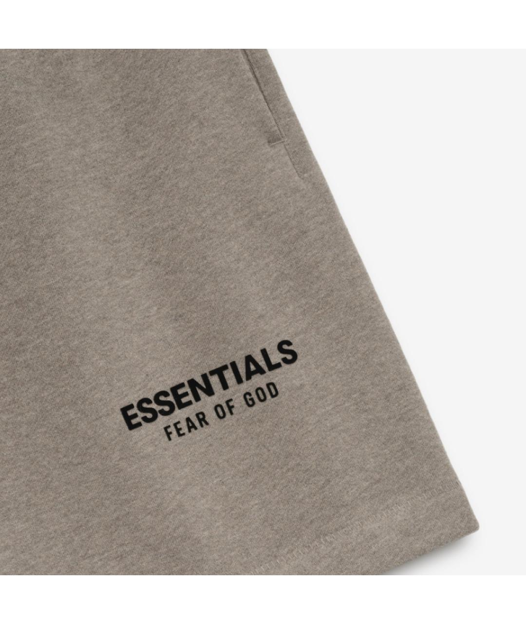 FEAR OF GOD ESSENTIALS Серые хлопковые шорты, фото 3