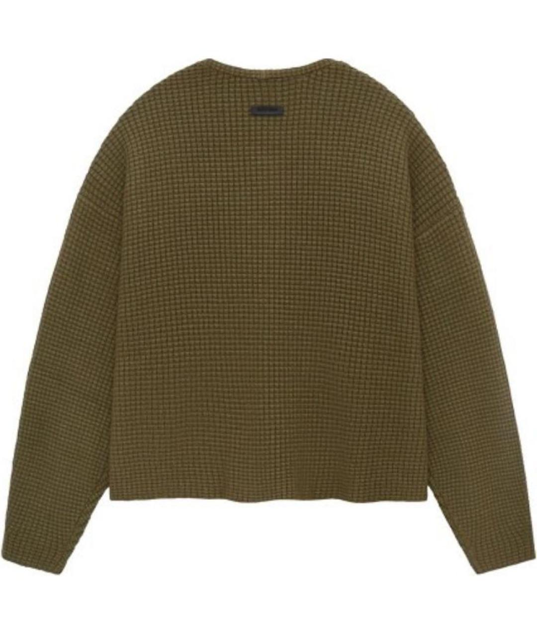 FEAR OF GOD ESSENTIALS Хаки кардиган, фото 2