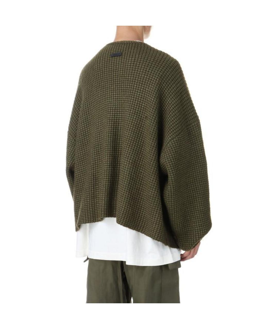 FEAR OF GOD ESSENTIALS Хаки кардиган, фото 5