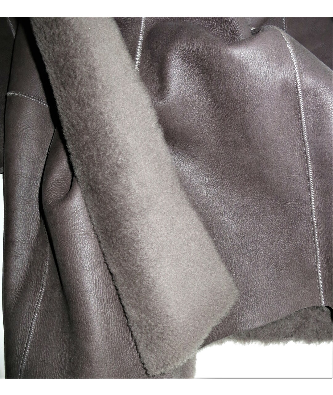 FABIANA FILIPPI Коричневая меховая дубленка, фото 6