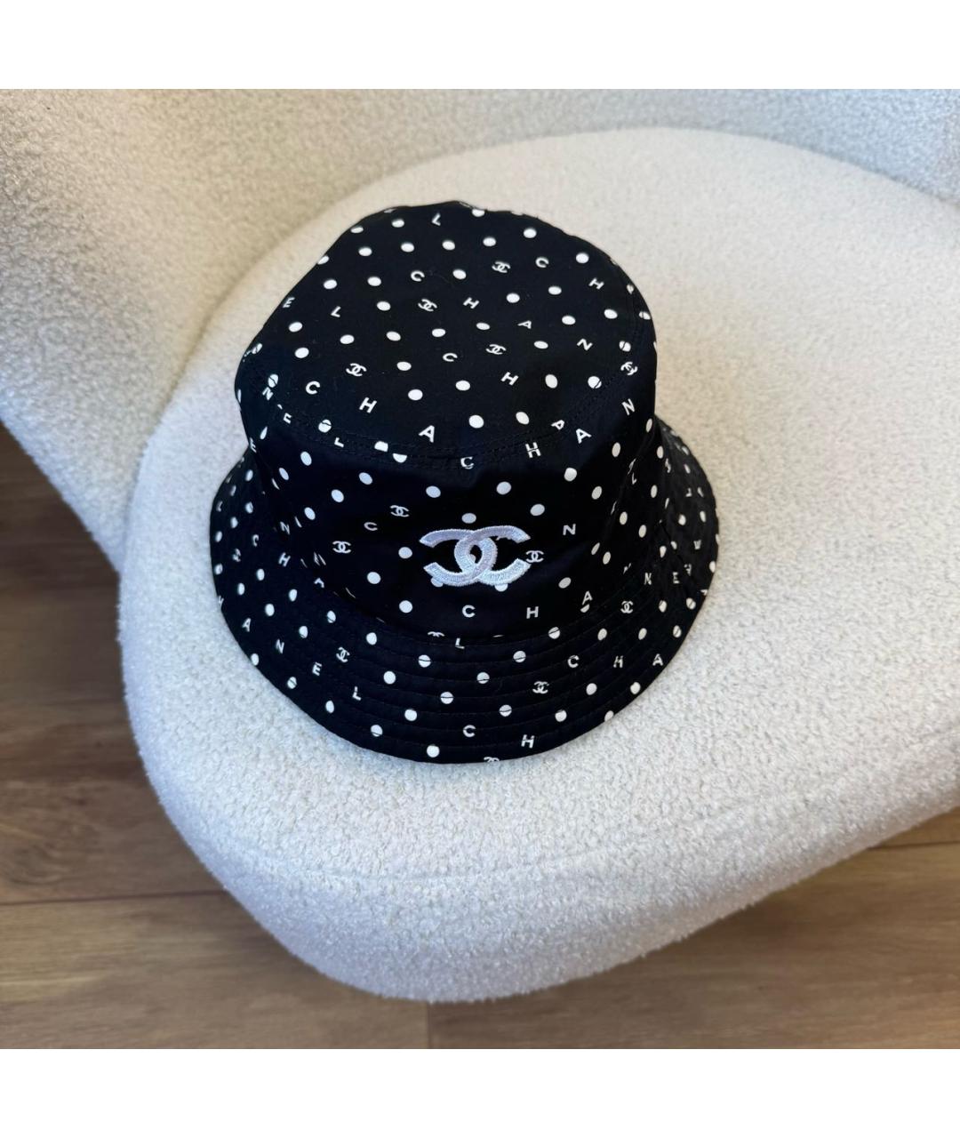 CHANEL Черная панама, фото 4