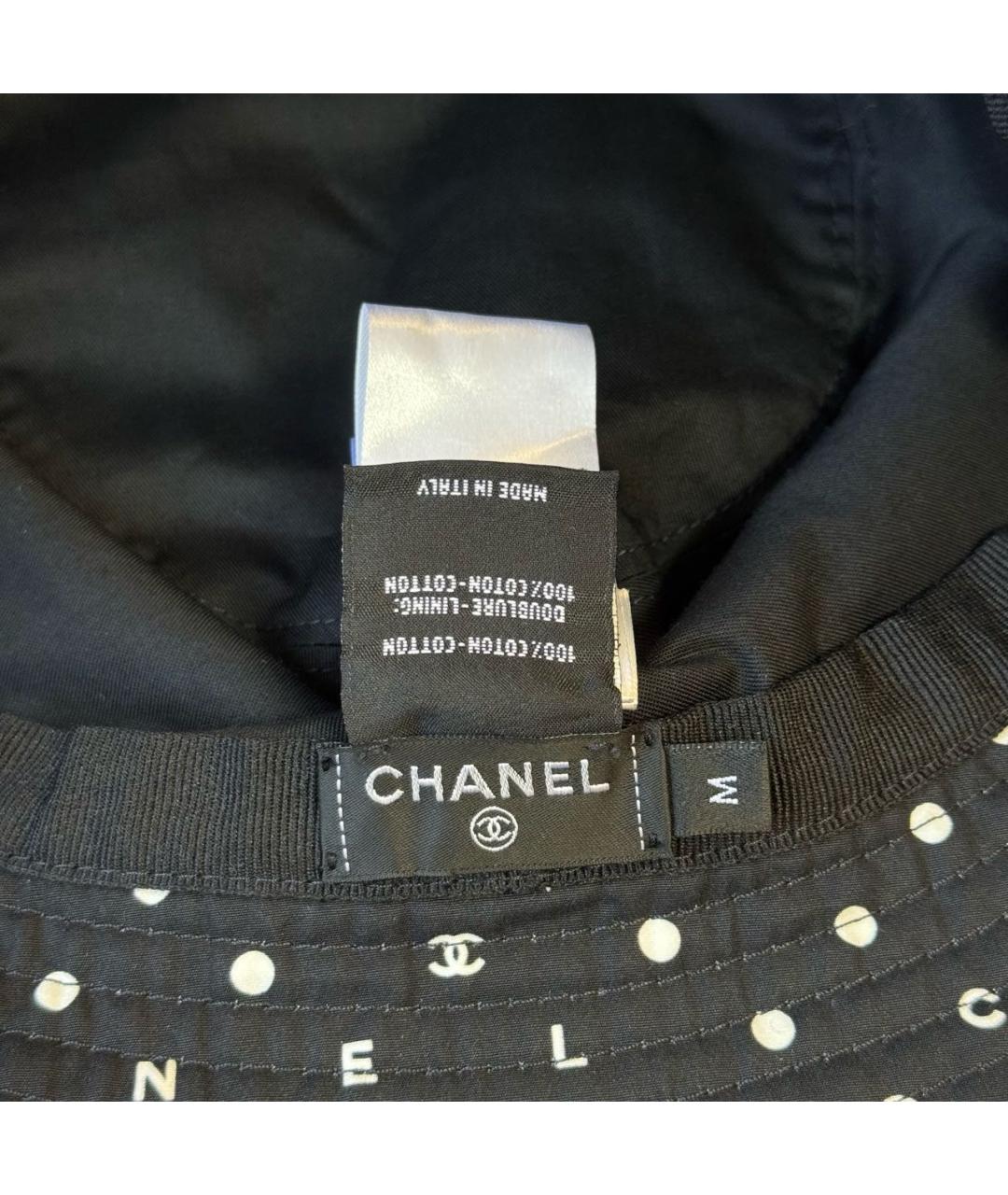 CHANEL Черная панама, фото 5
