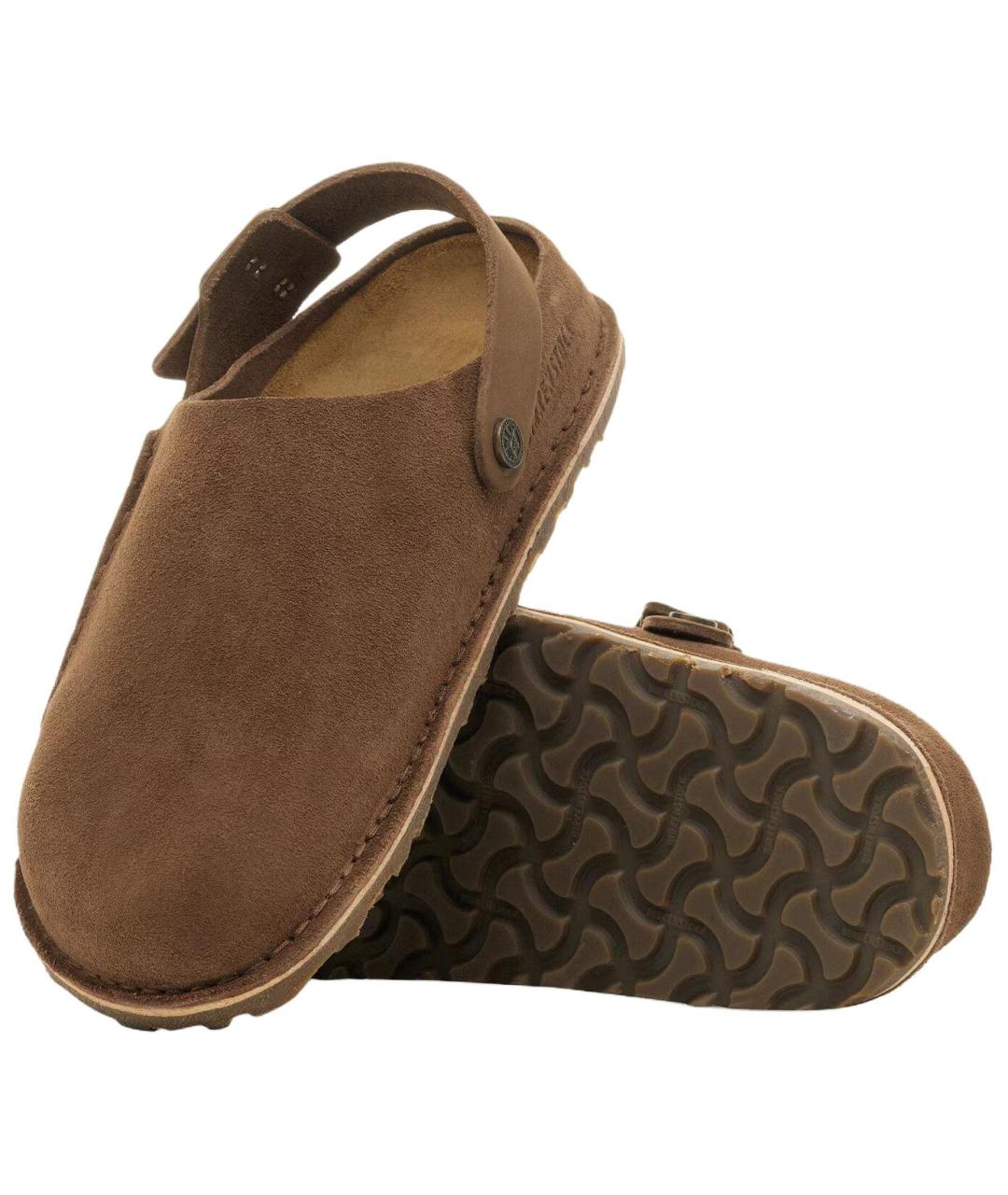 BIRKENSTOCK Коричневые замшевые кроссовки, фото 5