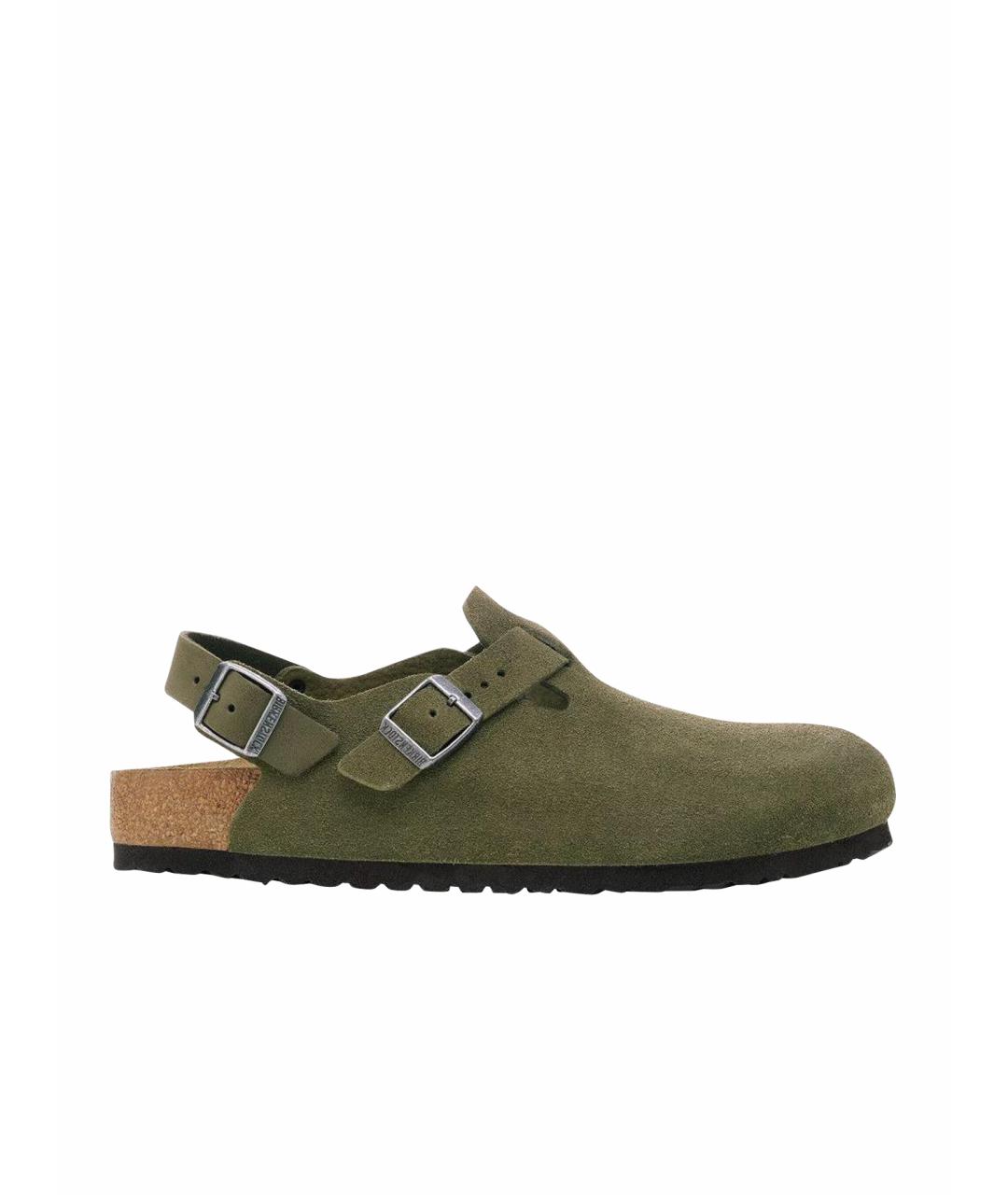 BIRKENSTOCK Зеленые сабо, фото 1