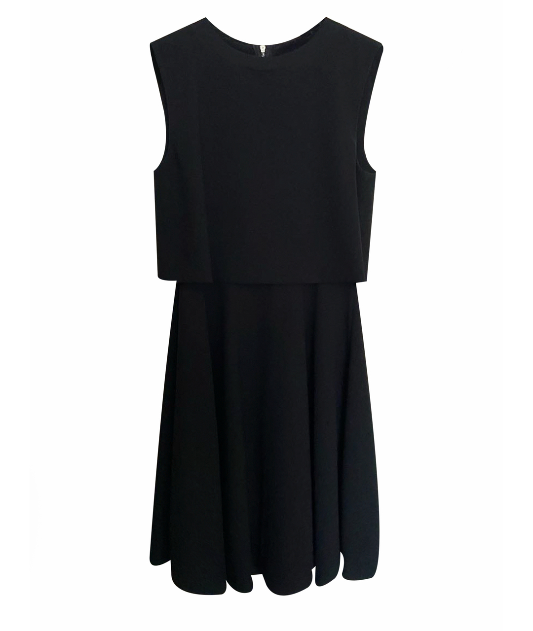 SPORT MAX CODE Черное вискозное повседневное платье, фото 1
