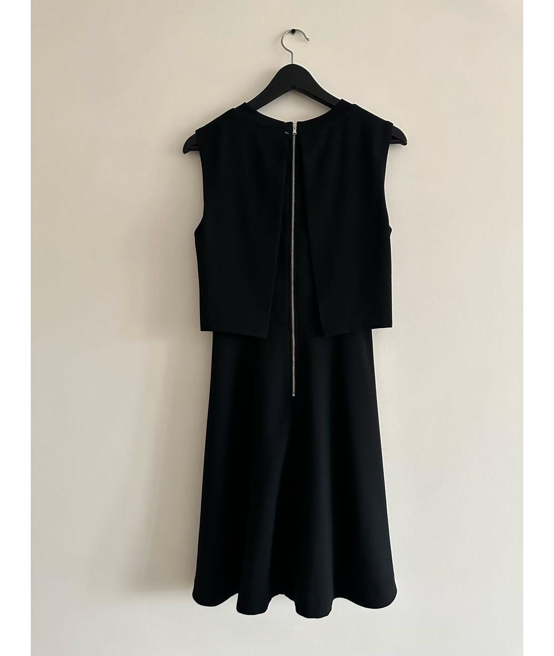 SPORT MAX CODE Черное вискозное повседневное платье, фото 3