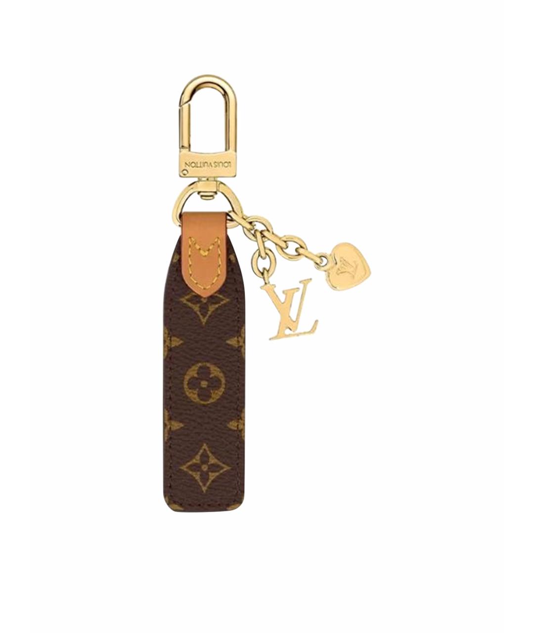 LOUIS VUITTON Коричневый брелок, фото 1