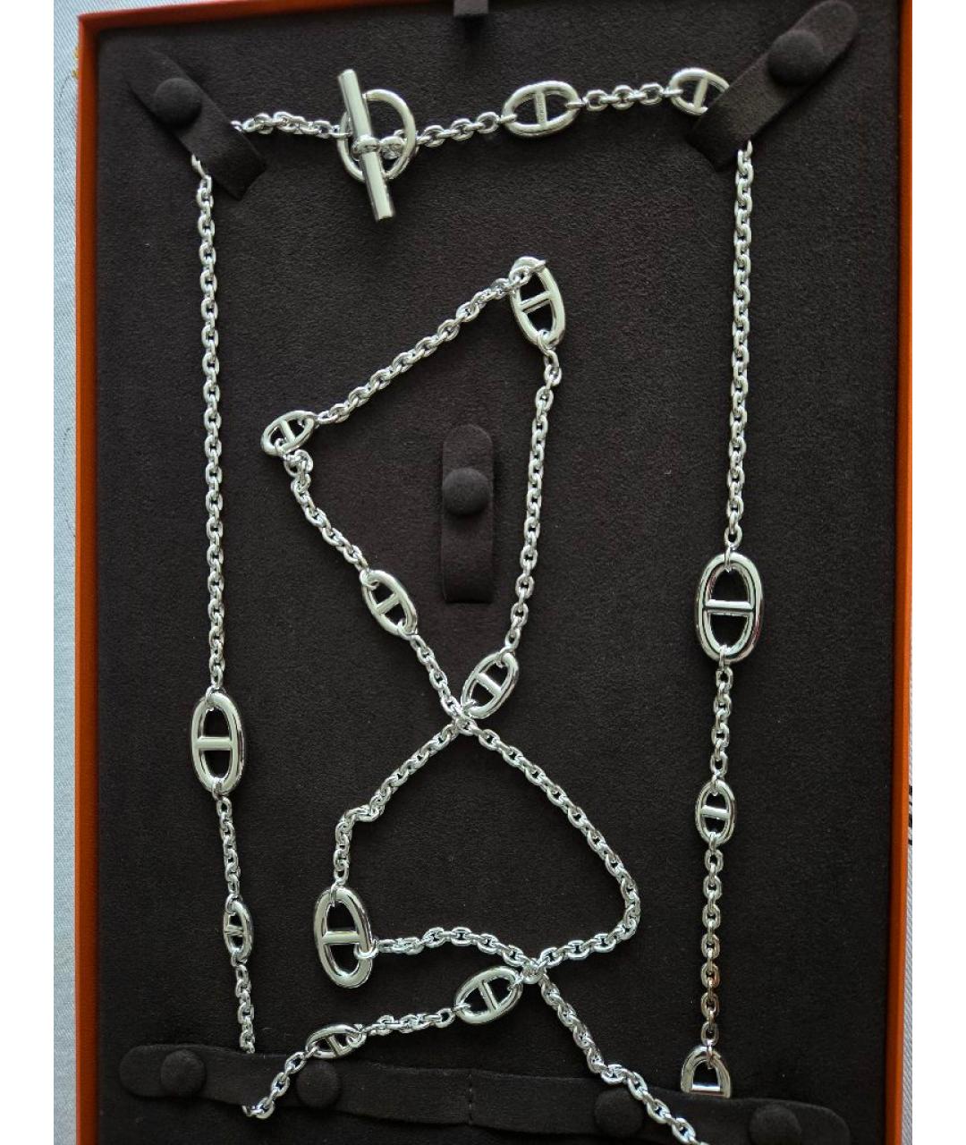 HERMES Серебряная серебряная цепочка, фото 3