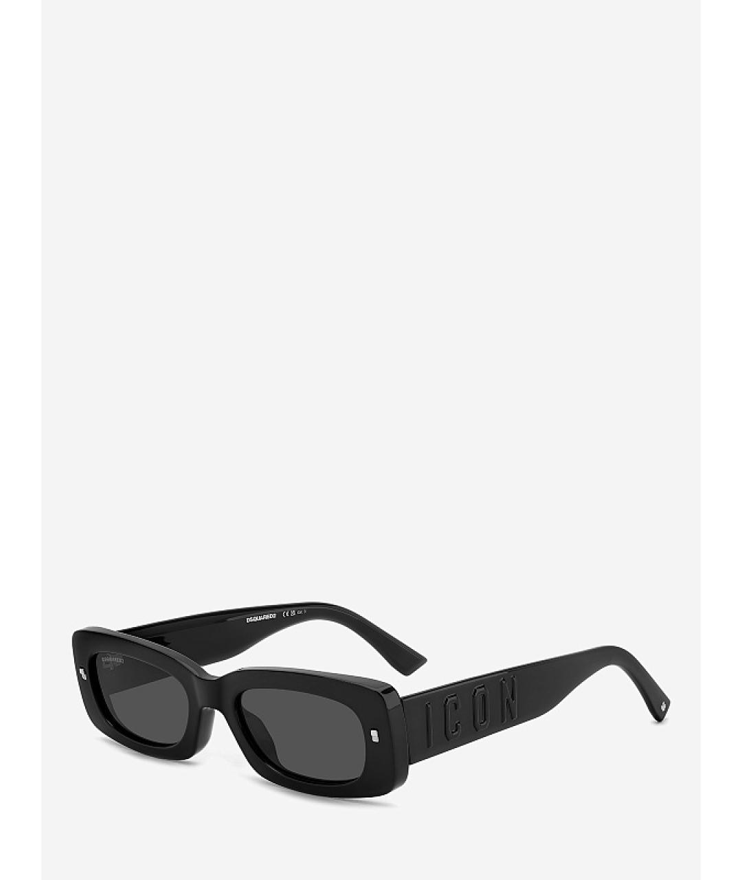 DSQUARED2 Черные пластиковые солнцезащитные очки, фото 7