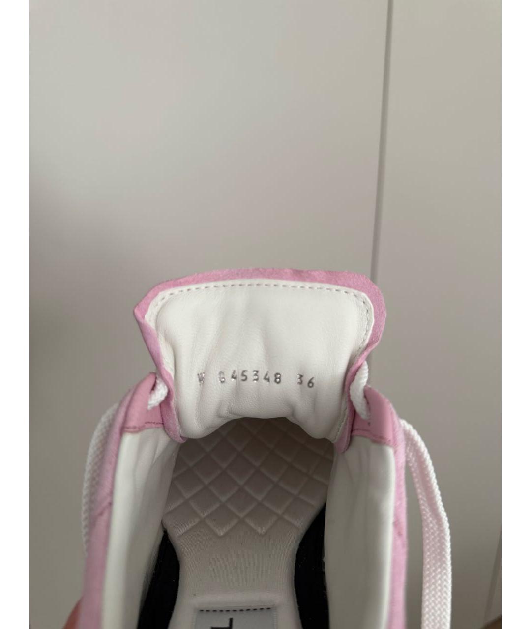 CHANEL Розовые замшевые кеды, фото 7