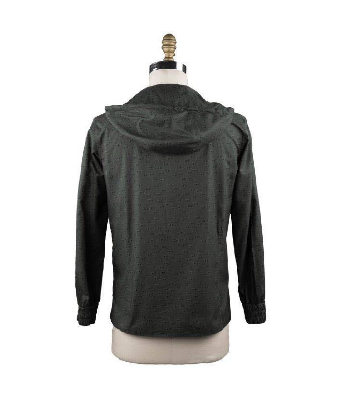 KITON Антрацитовая хлопковая куртка, фото 2