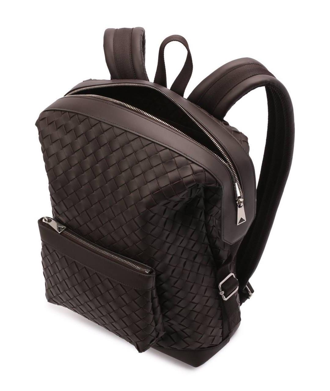 BOTTEGA VENETA Коричневый рюкзак, фото 2