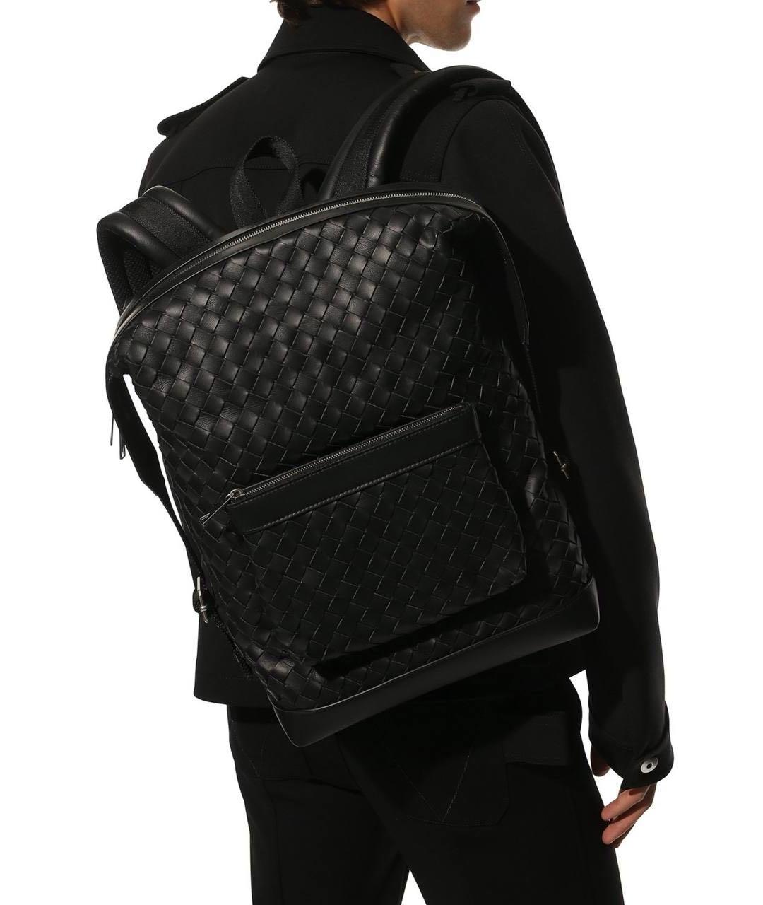 BOTTEGA VENETA Черный рюкзак, фото 2
