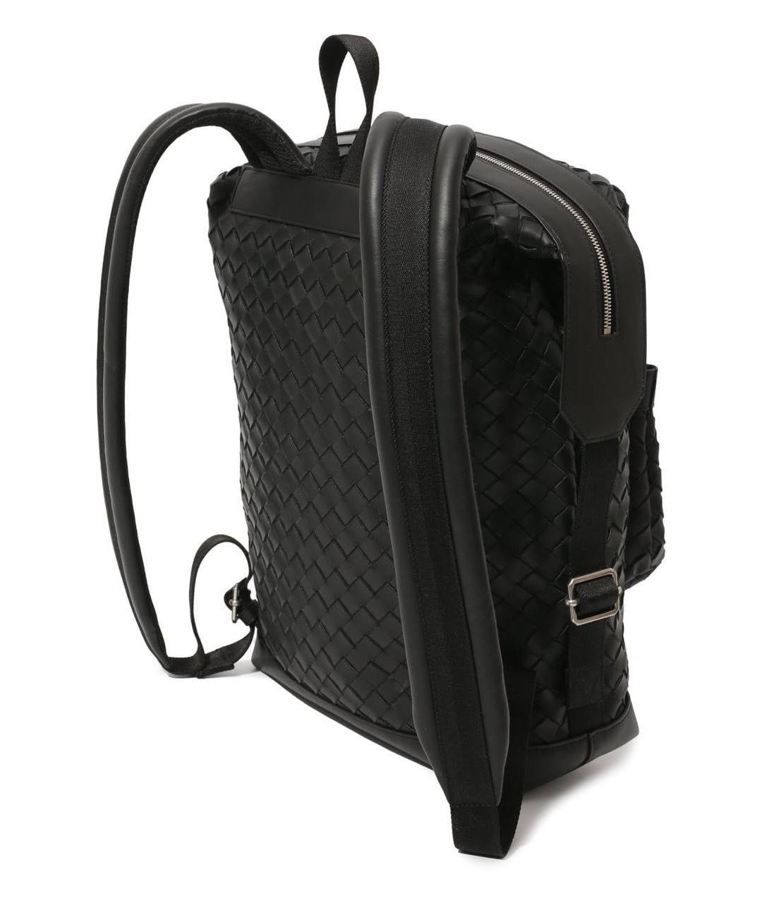 BOTTEGA VENETA Черный рюкзак, фото 4