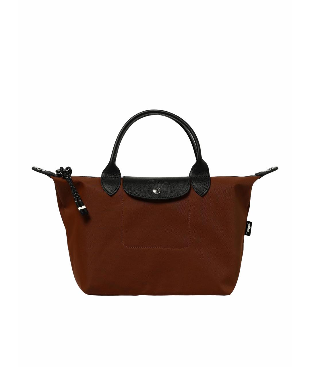 LONGCHAMP Коричневая синтетическая сумка тоут, фото 1