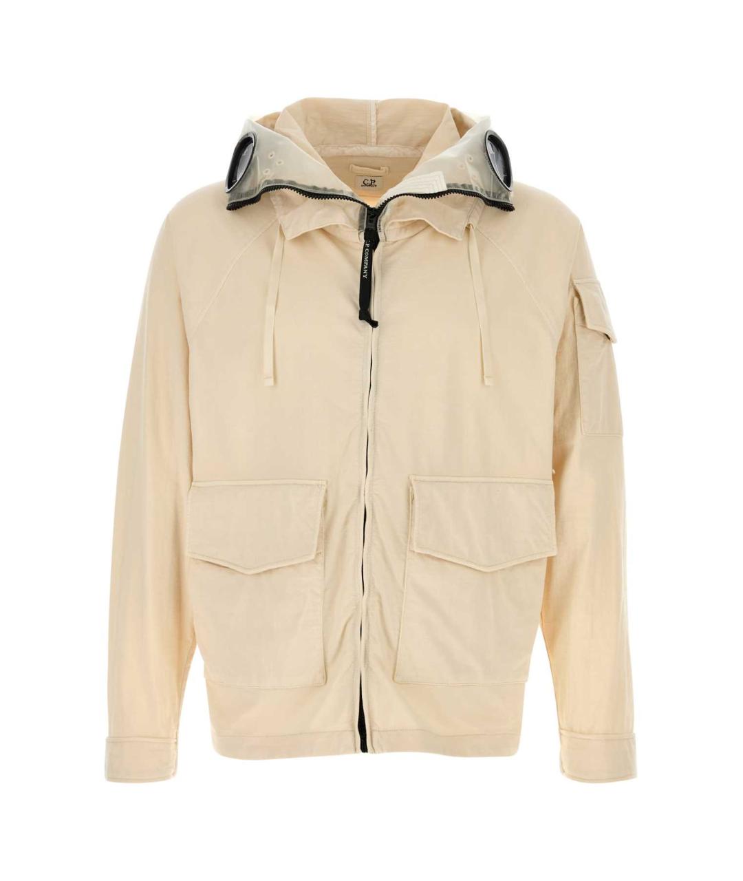 CP COMPANY Бежевая полиамидовая куртка, фото 1