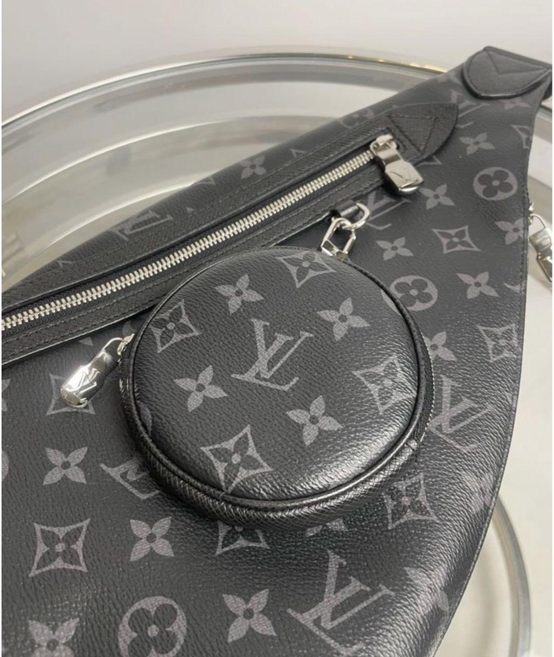 LOUIS VUITTON Черная поясная сумка, фото 3