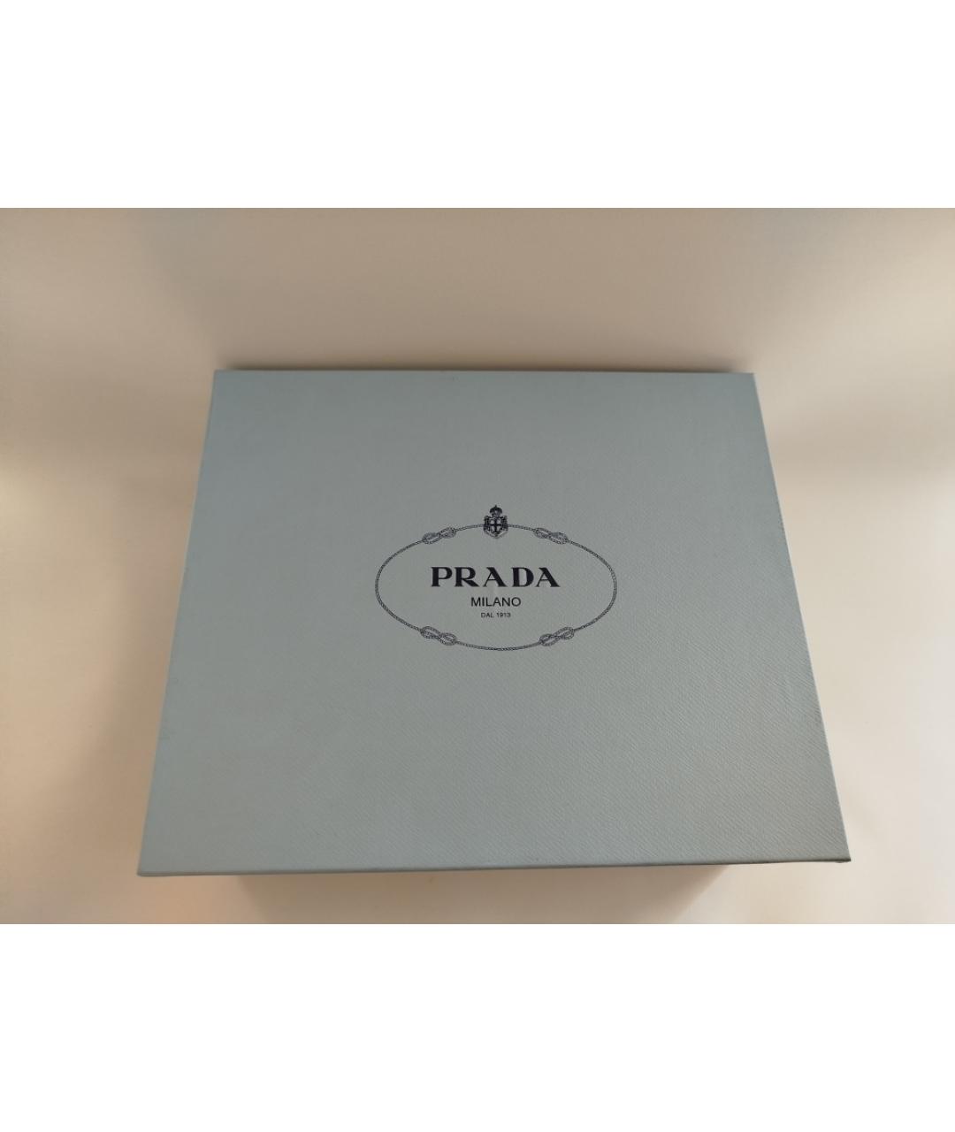 PRADA Коричневые замшевые босоножки, фото 8