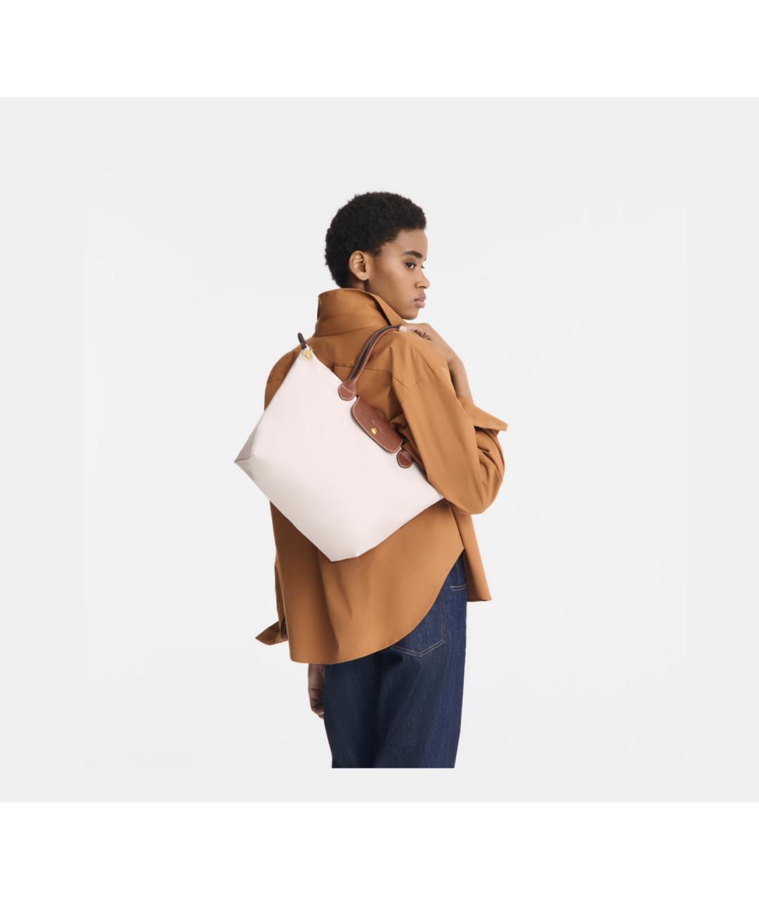 LONGCHAMP Бежевая сумка тоут, фото 7