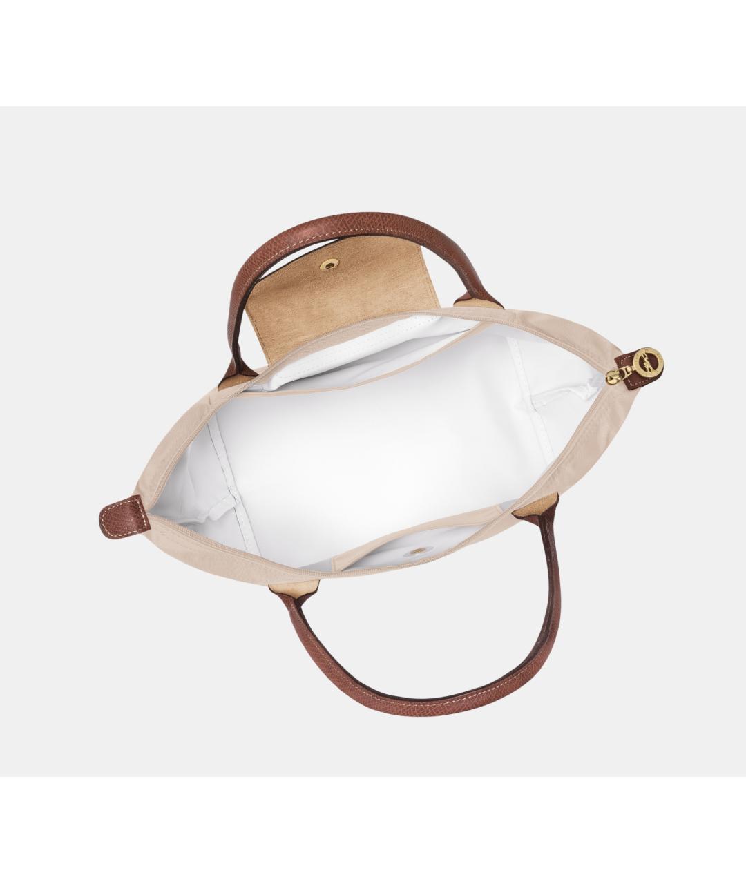 LONGCHAMP Бежевая сумка тоут, фото 4