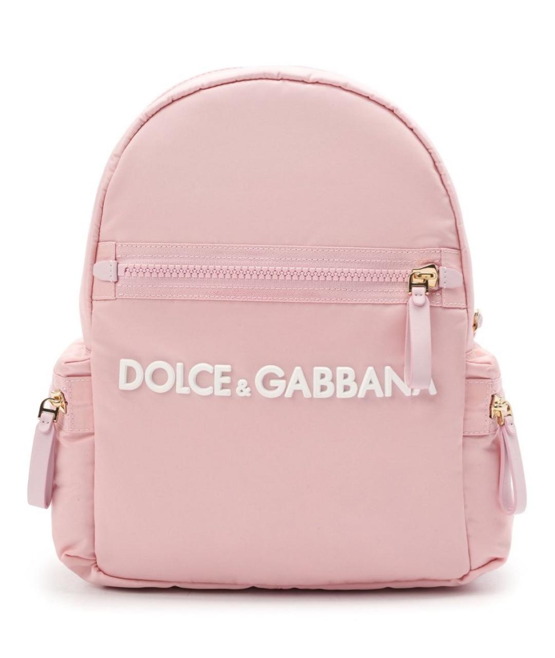 DOLCE&GABBANA Розовый рюкзак, фото 1