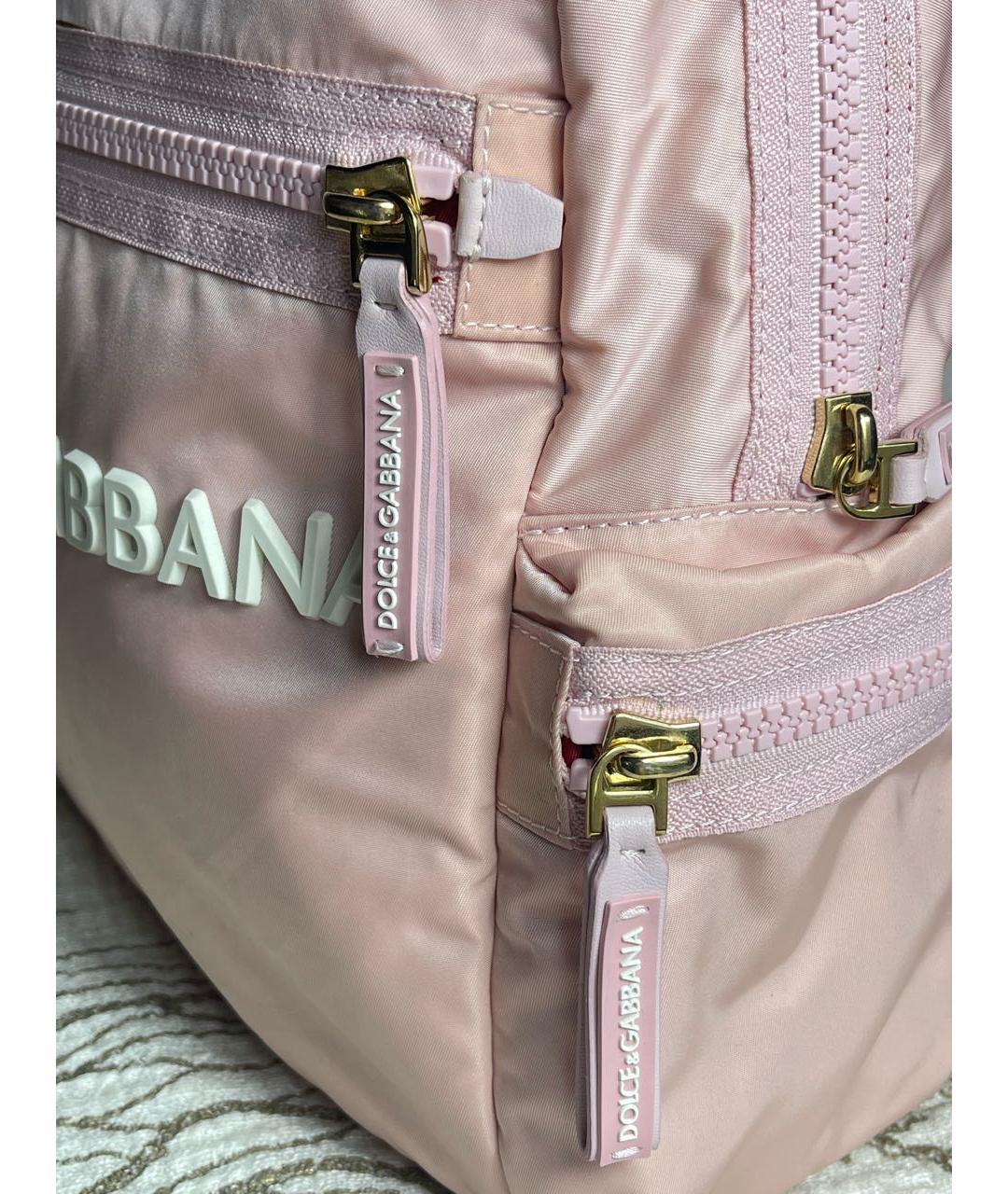 DOLCE&GABBANA Розовый рюкзак, фото 8