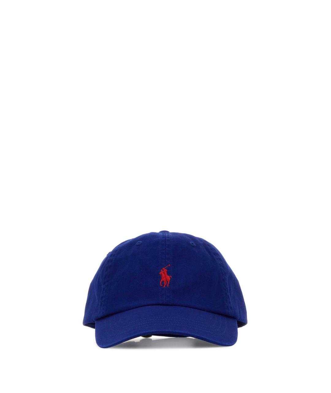 POLO RALPH LAUREN Синяя хлопковая кепка, фото 1