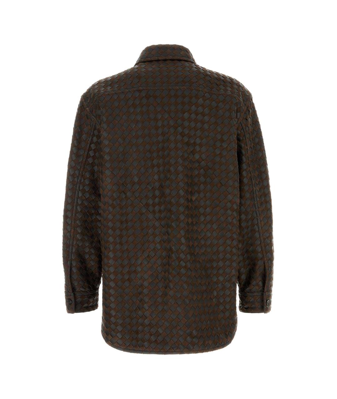 BOTTEGA VENETA Коричневая кэжуал рубашка, фото 2
