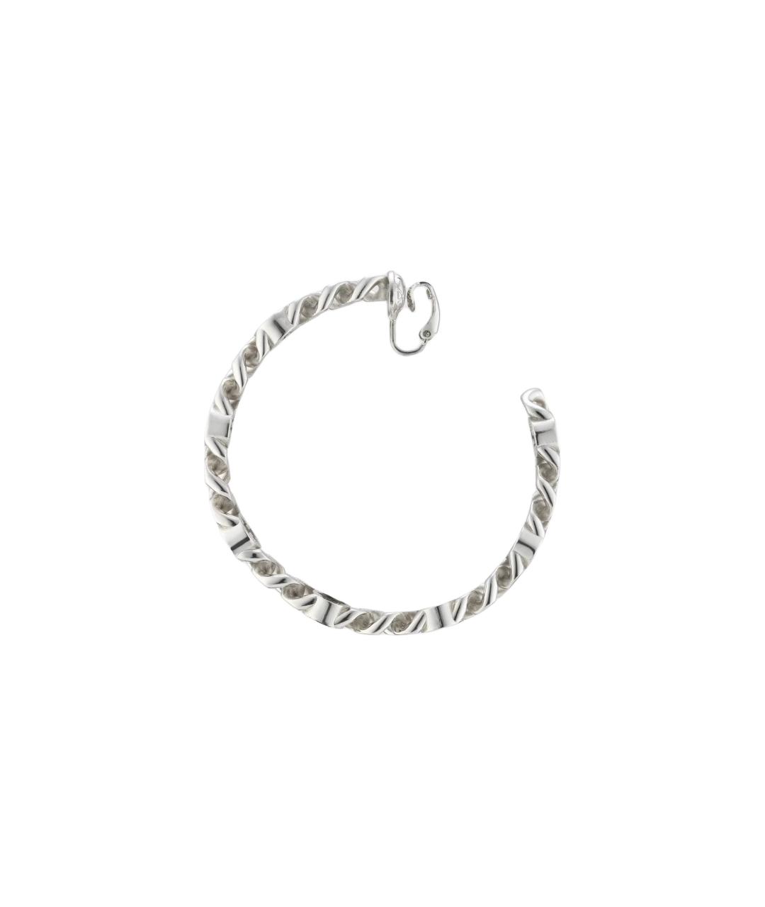 GUCCI Серебряные металлические серьги, фото 3