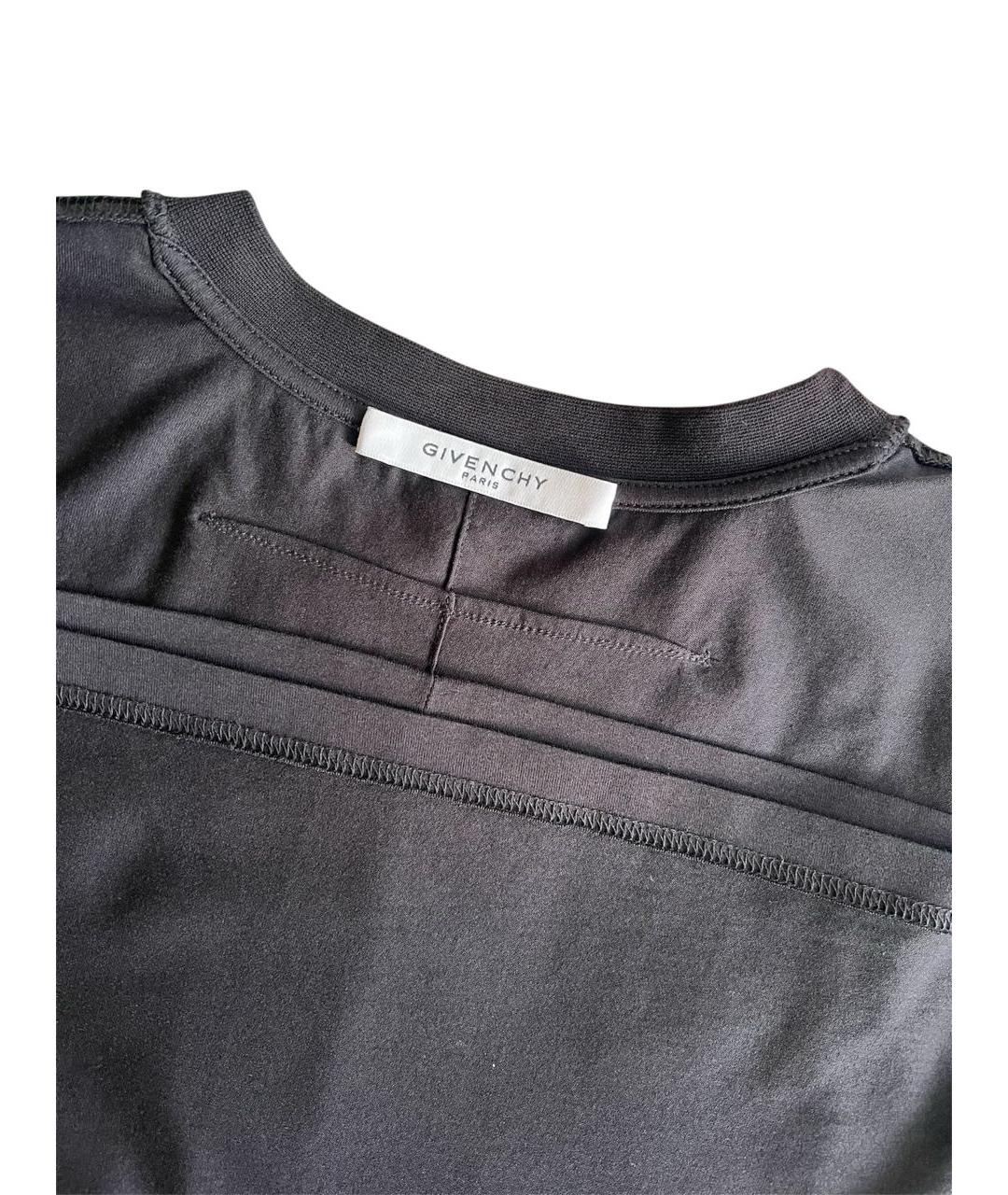 GIVENCHY Черная хлопковая футболка, фото 5