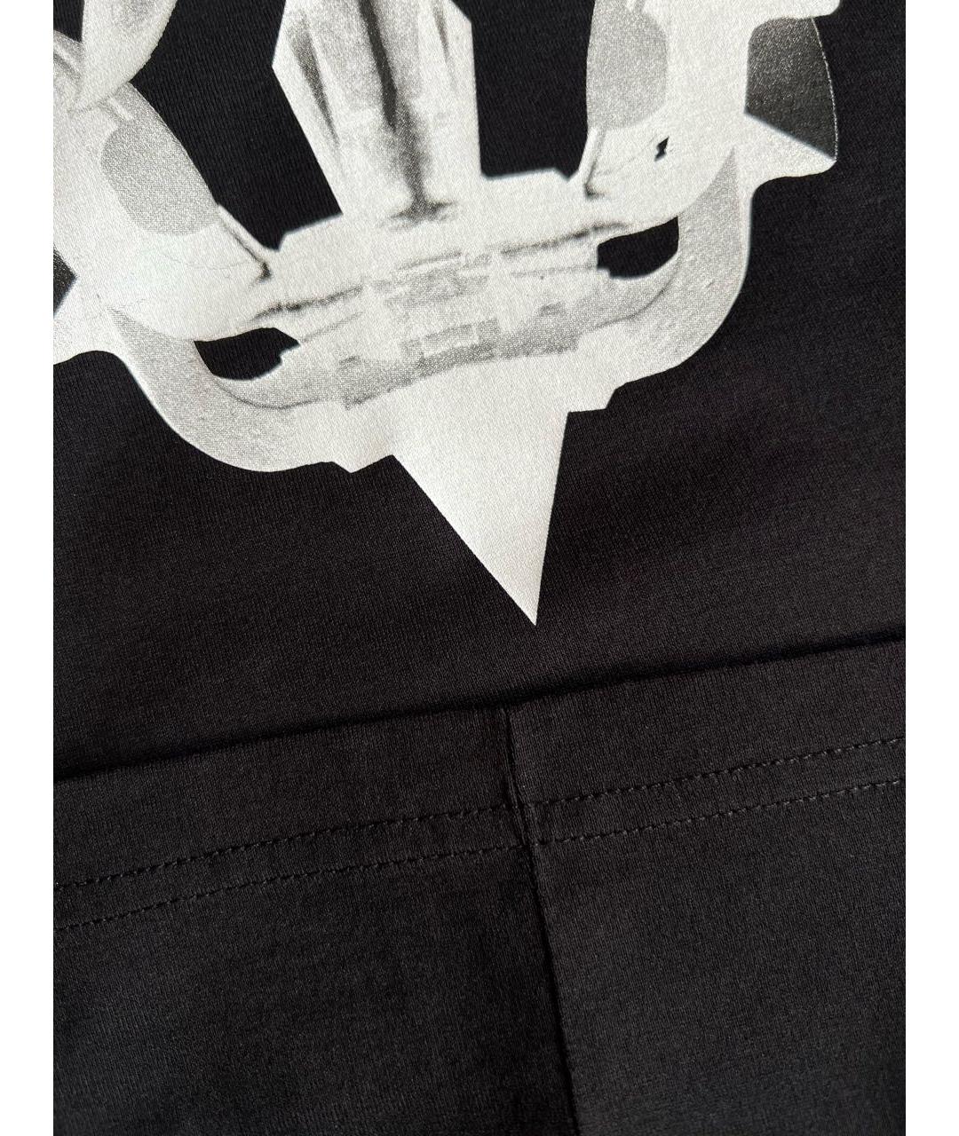 GIVENCHY Черная хлопковая футболка, фото 7