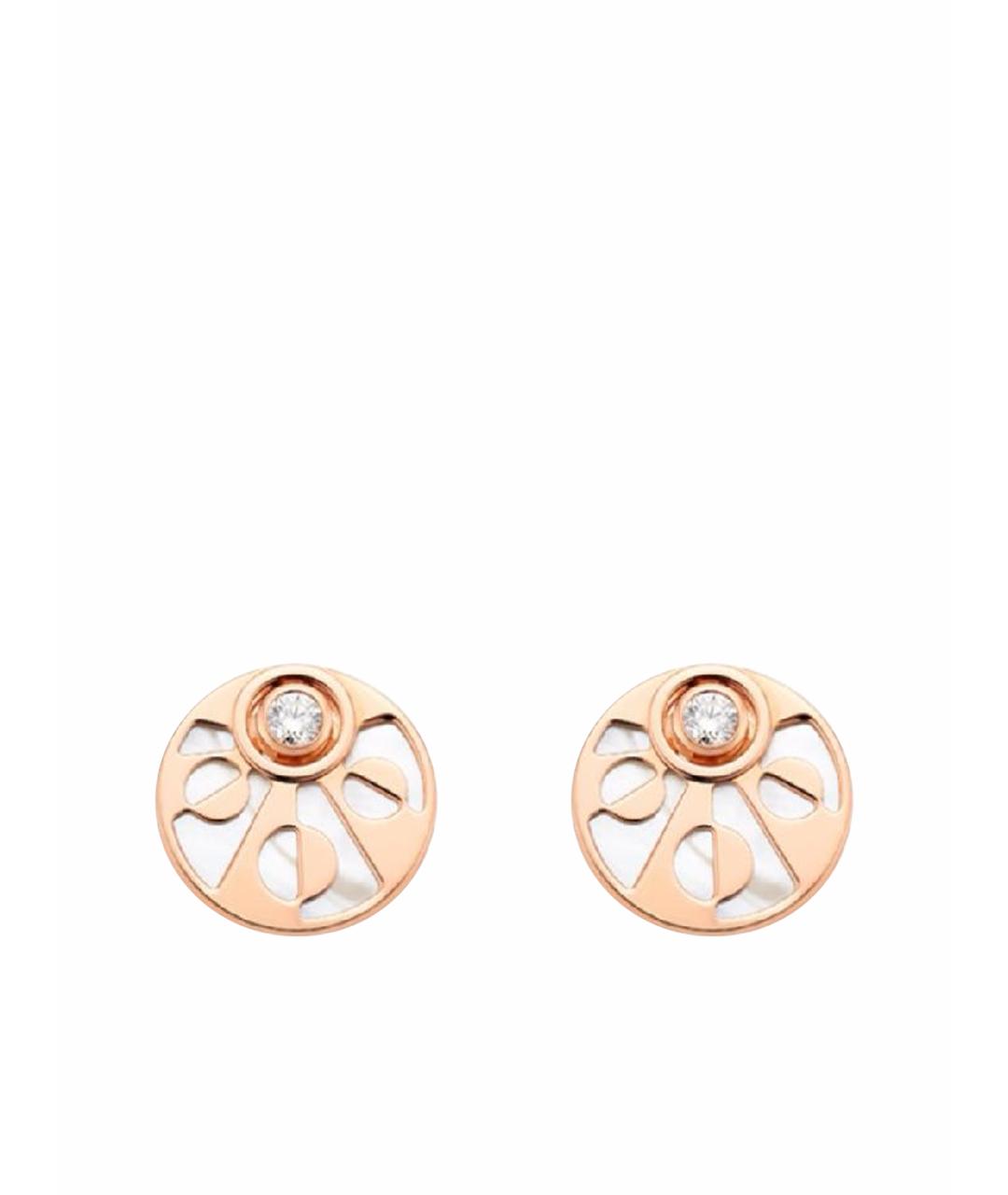BVLGARI Золотые серьги из розового золота, фото 1