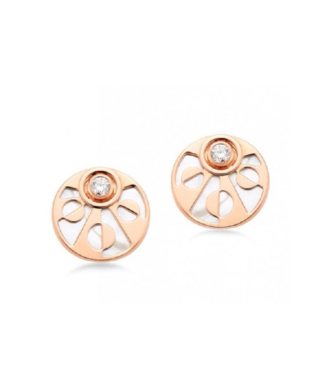 BVLGARI Золотые серьги из розового золота, фото 4