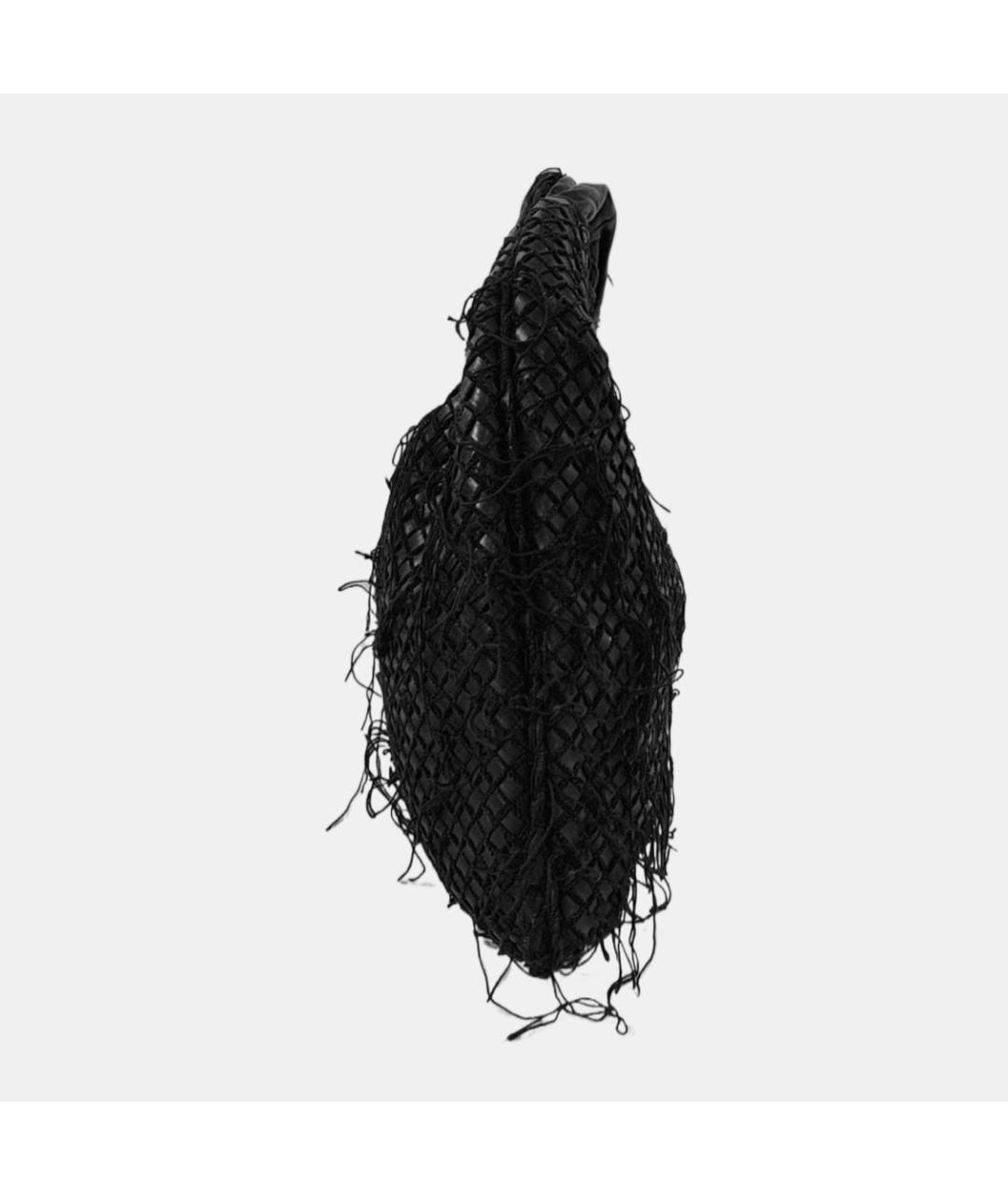 BOTTEGA VENETA Черная жаккардовая сумка через плечо, фото 2