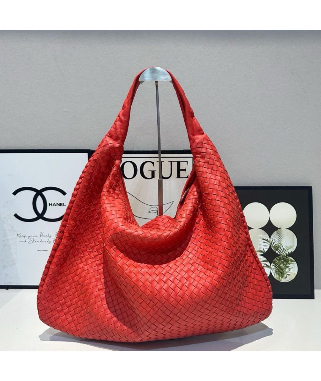 BOTTEGA VENETA Красная сумка через плечо, фото 6