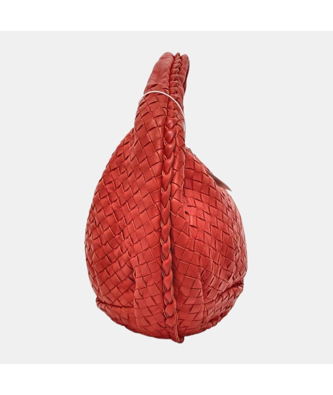BOTTEGA VENETA Красная сумка через плечо, фото 3