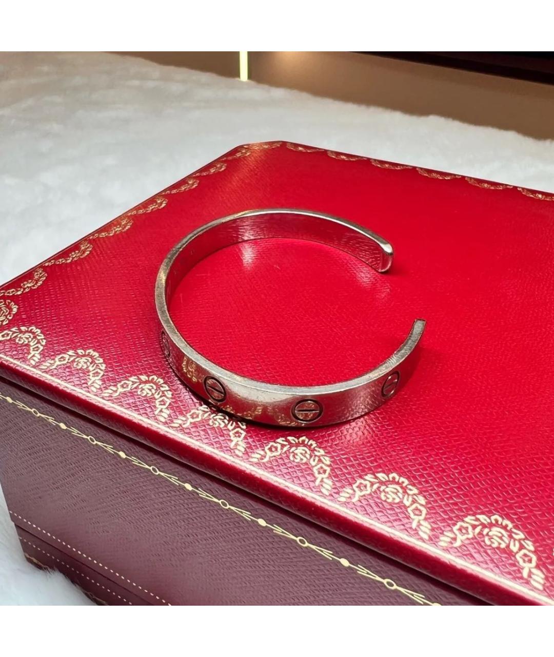 CARTIER Браслет из белого золота, фото 4