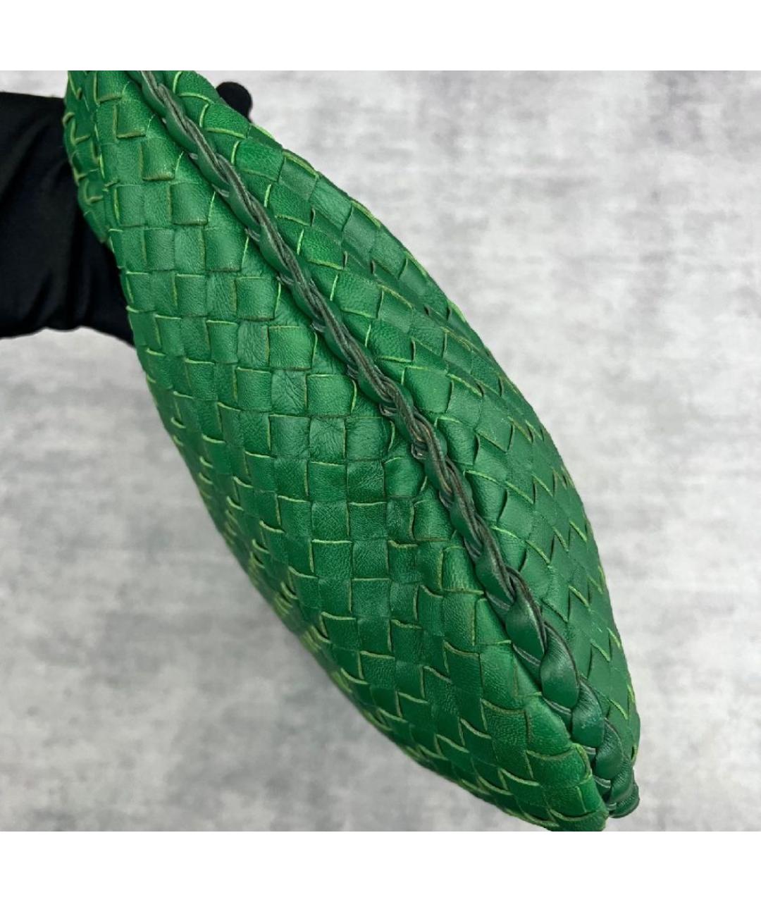BOTTEGA VENETA Зеленая сумка через плечо, фото 4