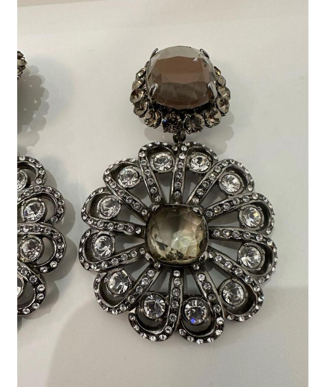 MIU MIU Серебряные металлические серьги, фото 3