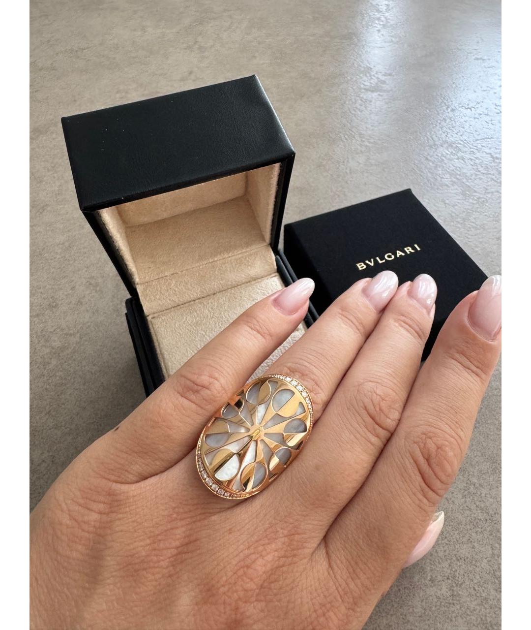 BVLGARI Золотое кольцо из розового золота, фото 3