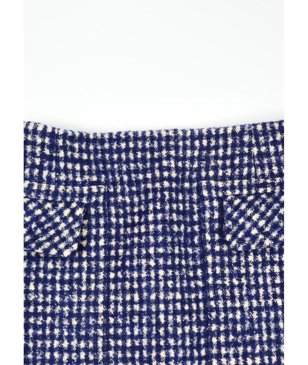 BOTTEGA VENETA Мульти шерстяная юбка миди, фото 3