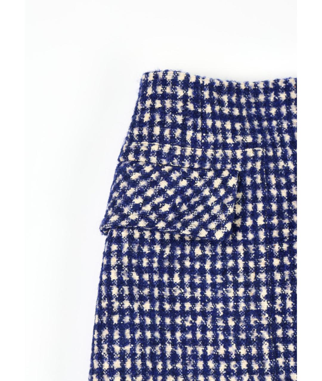 BOTTEGA VENETA Мульти шерстяная юбка миди, фото 2