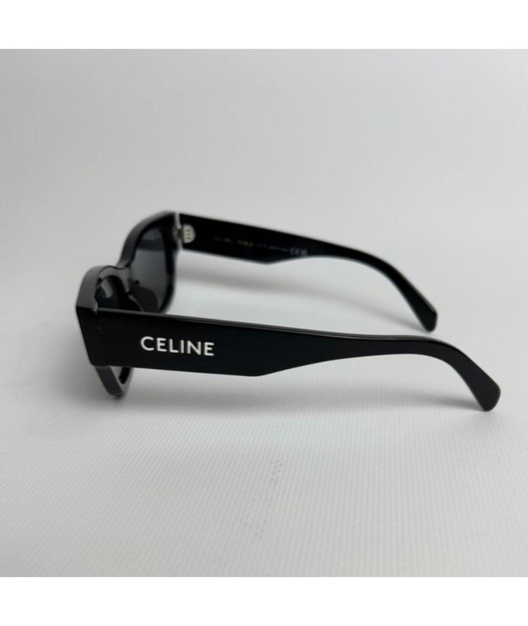 CELINE Черные пластиковые солнцезащитные очки, фото 6