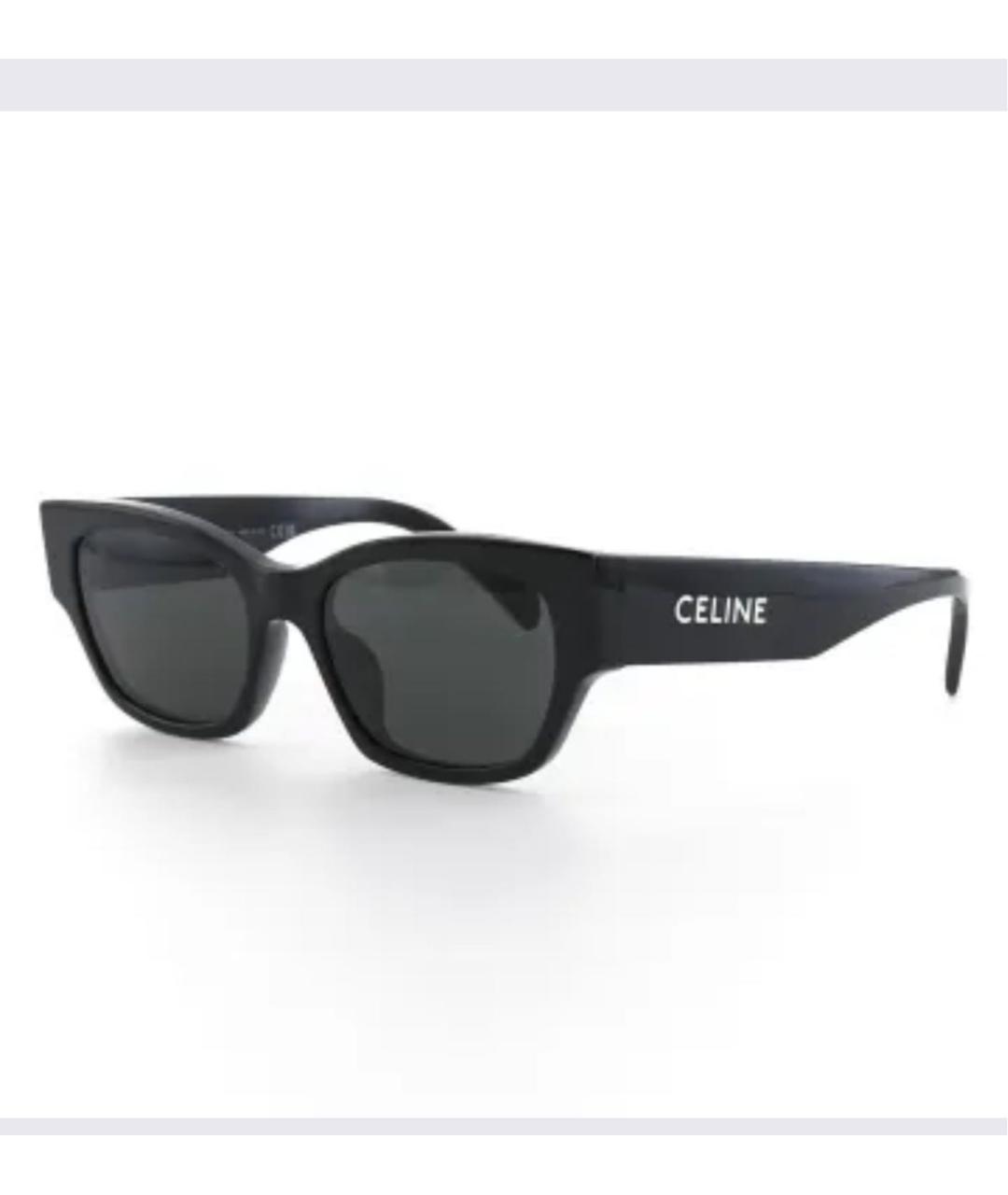 CELINE Черные пластиковые солнцезащитные очки, фото 7