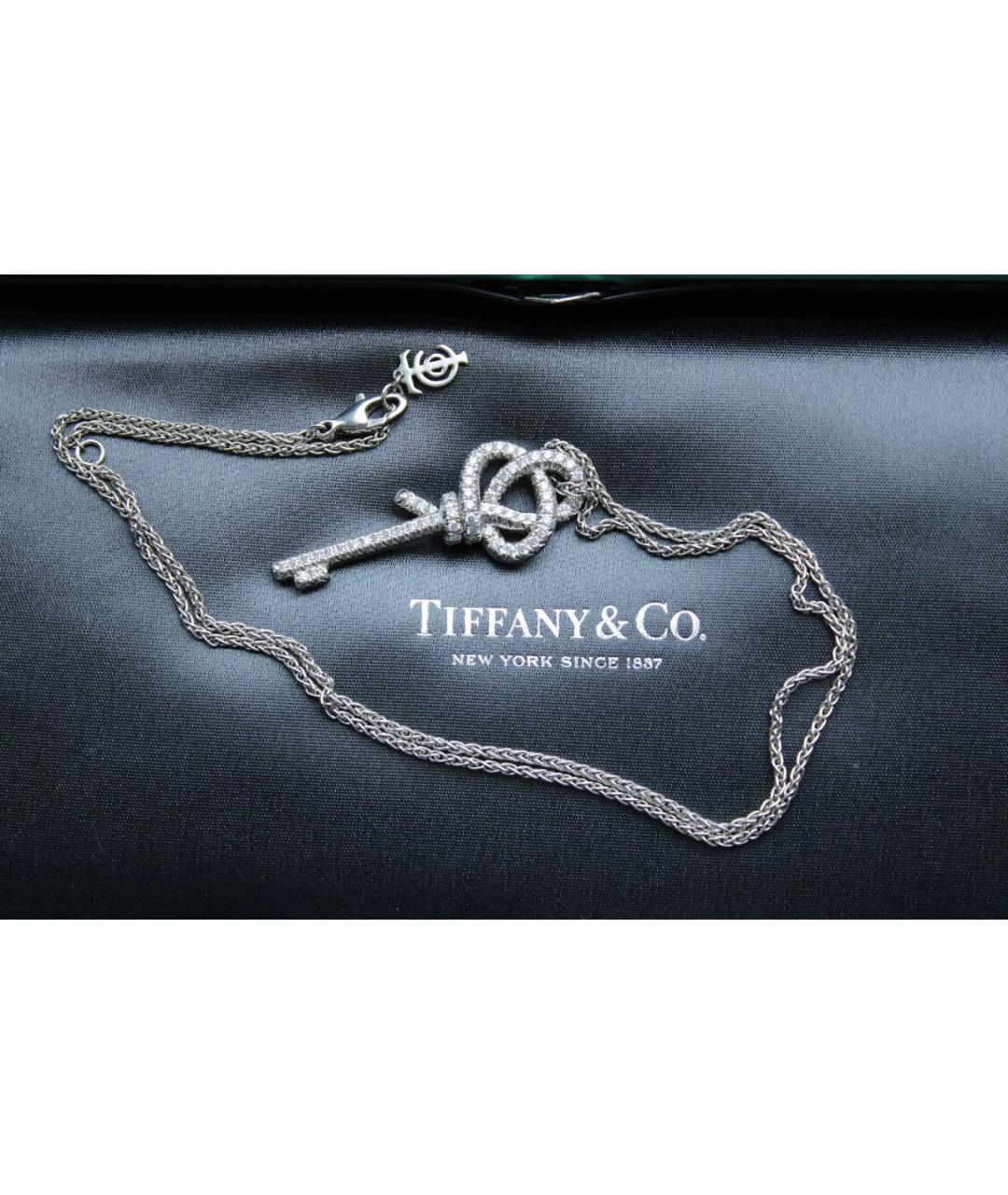 TIFFANY&CO Подвеска из белого золота, фото 5