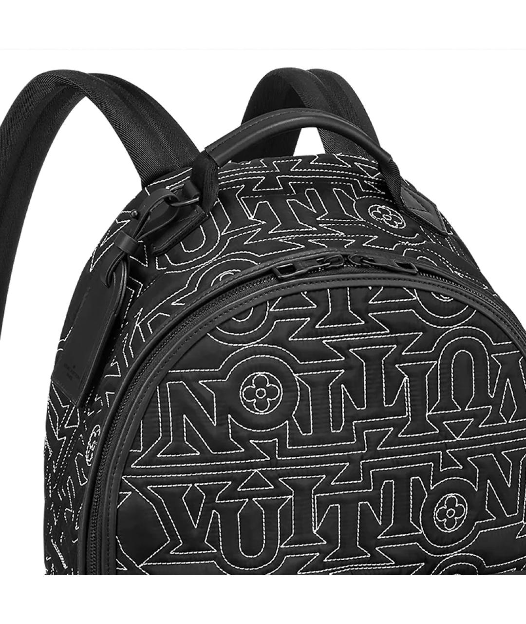 LOUIS VUITTON Черный рюкзак, фото 4